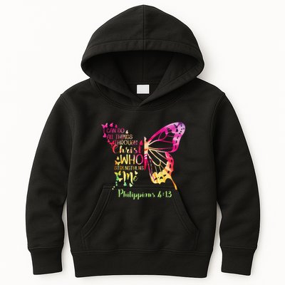 Can Do All Things Through Christ Who Strengthens Me I Kids Hoodie