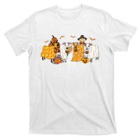 Cow Dressed As Ghost Farm Animal Spooky Season Halloween T-Shirt