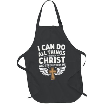Can Do All Things Through Christ Who Strengthens Me Apron