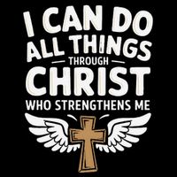 Can Do All Things Through Christ Who Strengthens Me Impact Tech Backpack