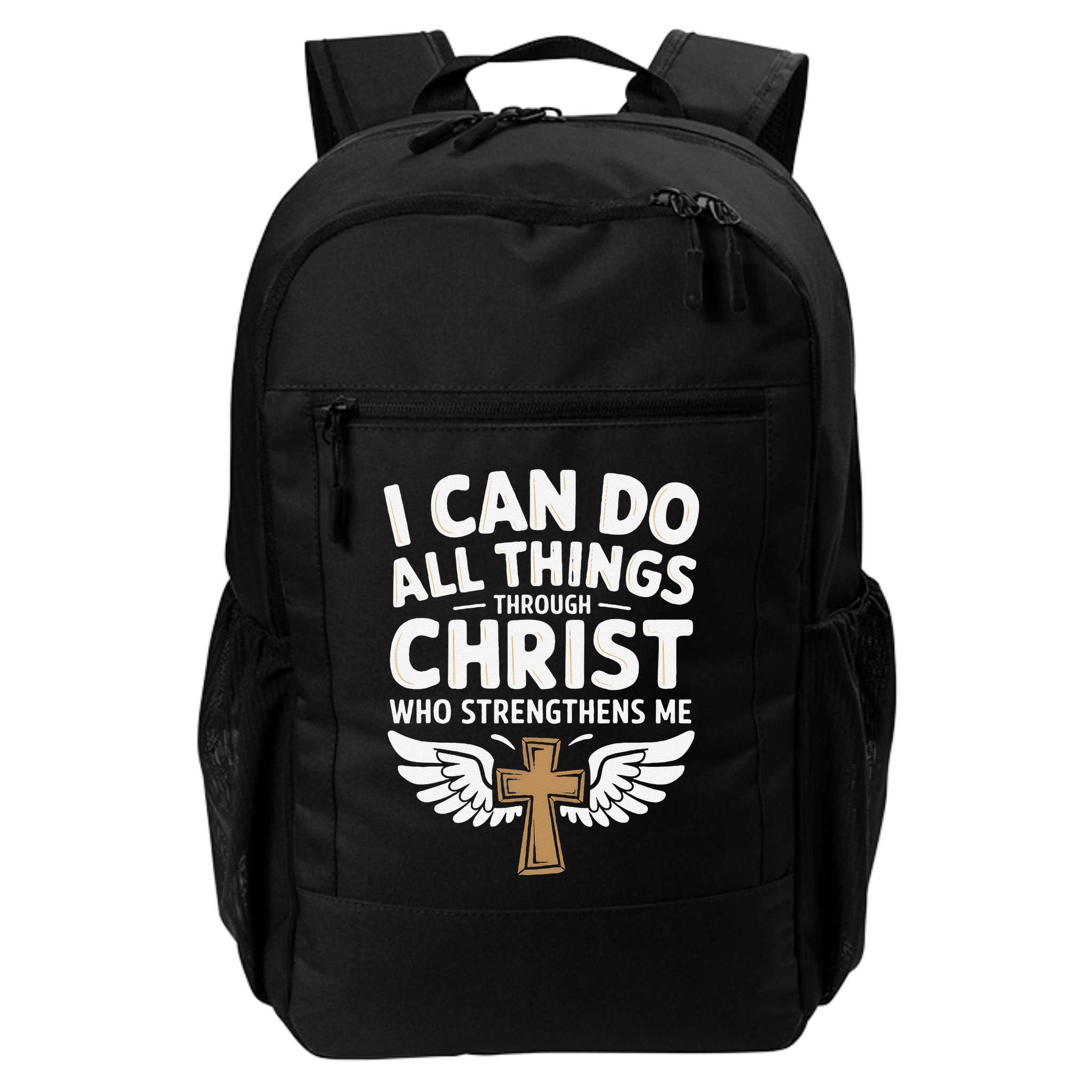 Can Do All Things Through Christ Who Strengthens Me Backpack