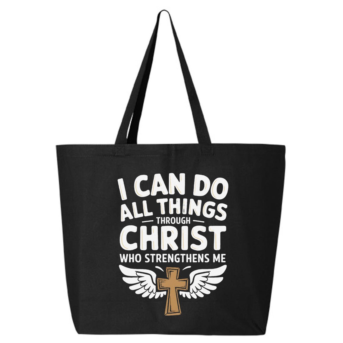 Can Do All Things Through Christ Who Strengthens Me 25L Jumbo Tote