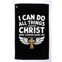Can Do All Things Through Christ Who Strengthens Me Golf Towel