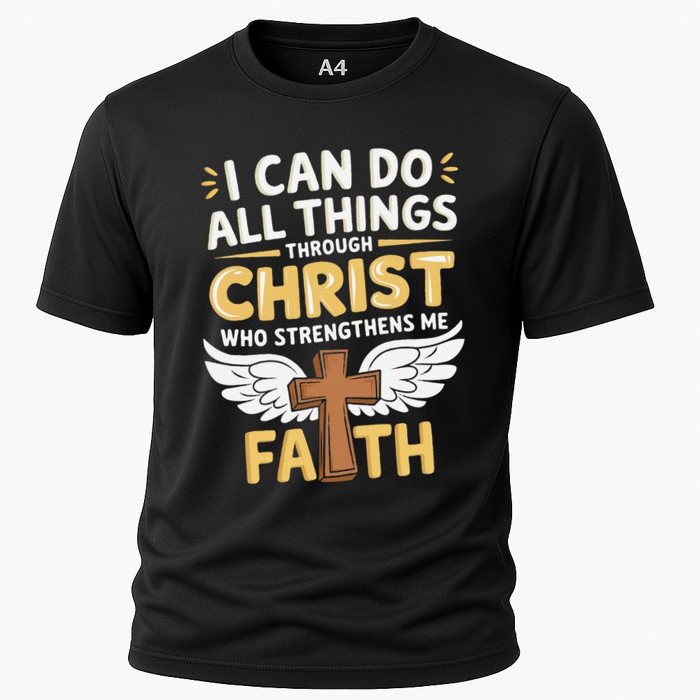 Can Do All Things Through Christ Who Strengthens Me Performance Shirt