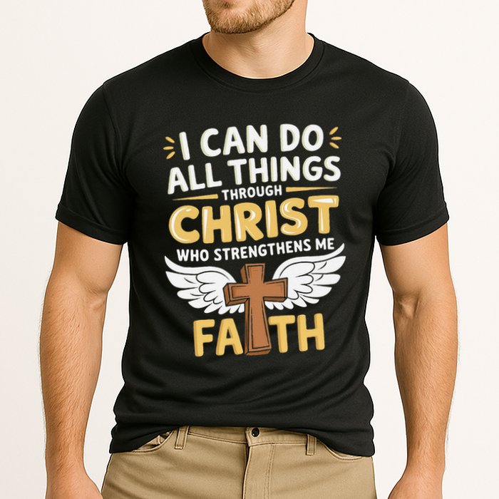 Can Do All Things Through Christ Who Strengthens Me Performance Shirt