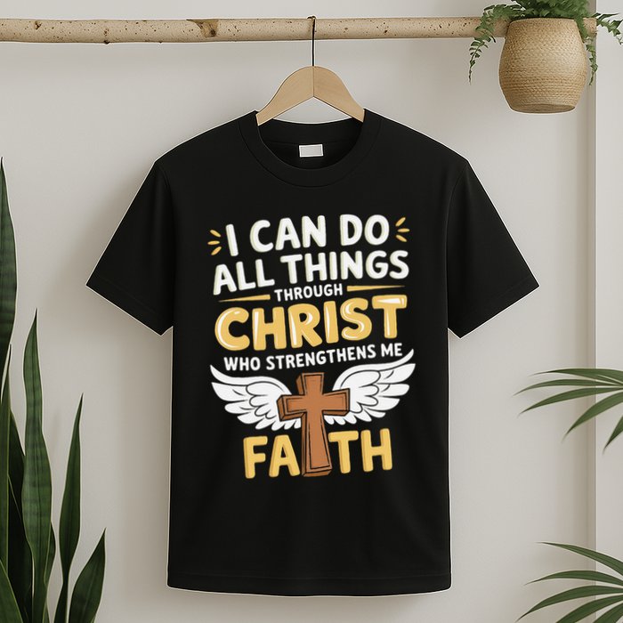 Can Do All Things Through Christ Who Strengthens Me T-Shirt