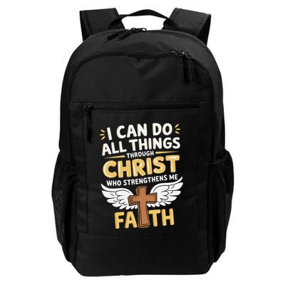 Can Do All Things Through Christ Who Strengthens Me Backpack