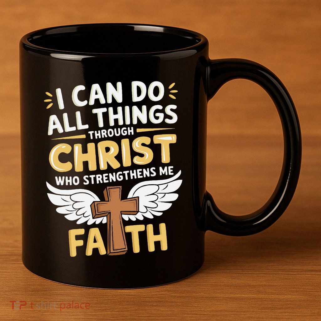 Can Do All Things Through Christ Who Strengthens Me 11oz C Handle Ceramic Mug