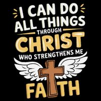 Can Do All Things Through Christ Who Strengthens Me Drawstring Bag