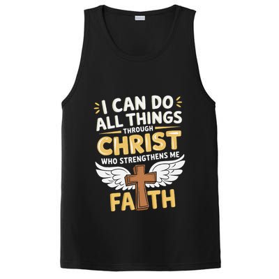 Can Do All Things Through Christ Who Strengthens Me PosiCharge Competitor Tank