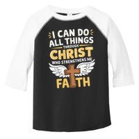 Can Do All Things Through Christ Who Strengthens Me Toddler Fine Jersey T-Shirt