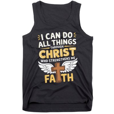 Can Do All Things Through Christ Who Strengthens Me Tank Top