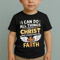 Can Do All Things Through Christ Who Strengthens Me Toddler T-Shirt