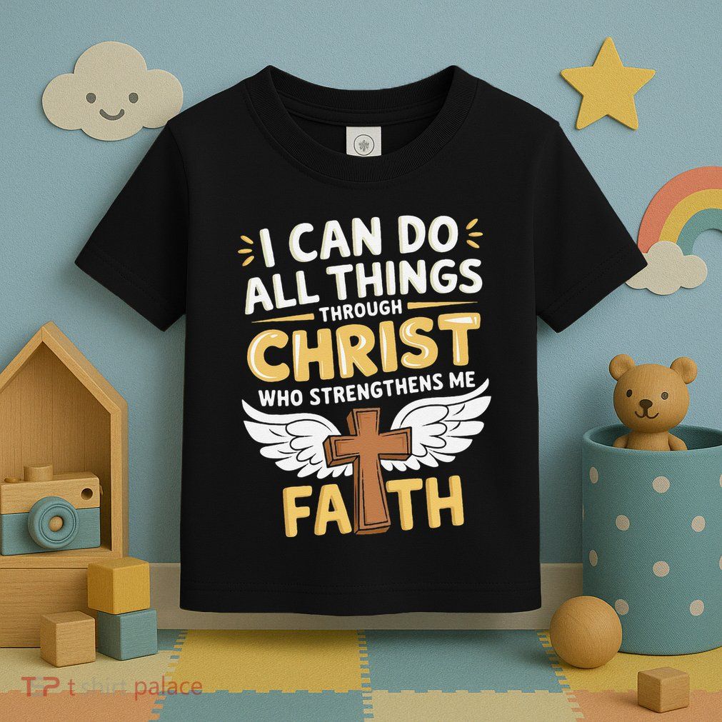 Can Do All Things Through Christ Who Strengthens Me Toddler T-Shirt