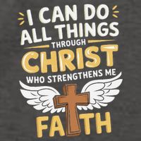 Can Do All Things Through Christ Who Strengthens Me Vector Backpack