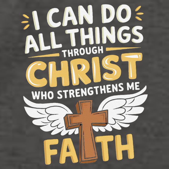 Can Do All Things Through Christ Who Strengthens Me Vector Backpack