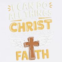 Can Do All Things Through Christ Who Strengthens Me Garment-Dyed Sweatshirt