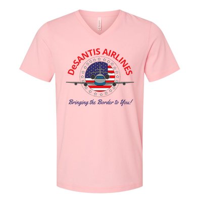 Classic Desantis Airlines V-Neck T-Shirt