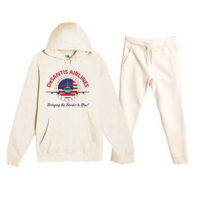 Classic Desantis Airlines Premium Hooded Sweatsuit Set