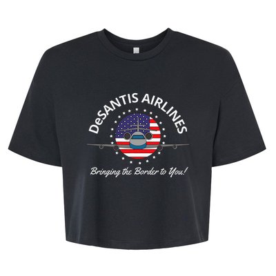 Classic Desantis Airlines Bella+Canvas Jersey Crop Tee