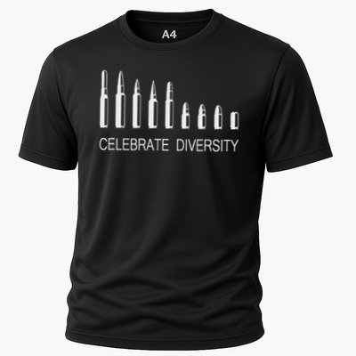 Celebrate Diversity Ammo Bullet Funny Pro Gun Ammunition Performance Shirt