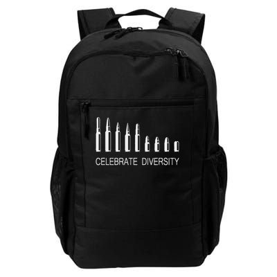 Celebrate Diversity Ammo Bullet Funny Pro Gun Ammunition Backpack