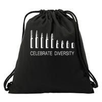 Celebrate Diversity Ammo Bullet Funny Pro Gun Ammunition Drawstring Bag
