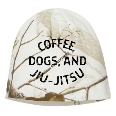 Coffee Dogs And Jiu Jitsu Bjj Kati - Camo Knit Beanie