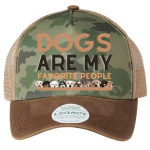 Cute Dogs Are My Favorite People For Puppy Lovers Cute Gift Legacy Tie Dye Trucker Hat