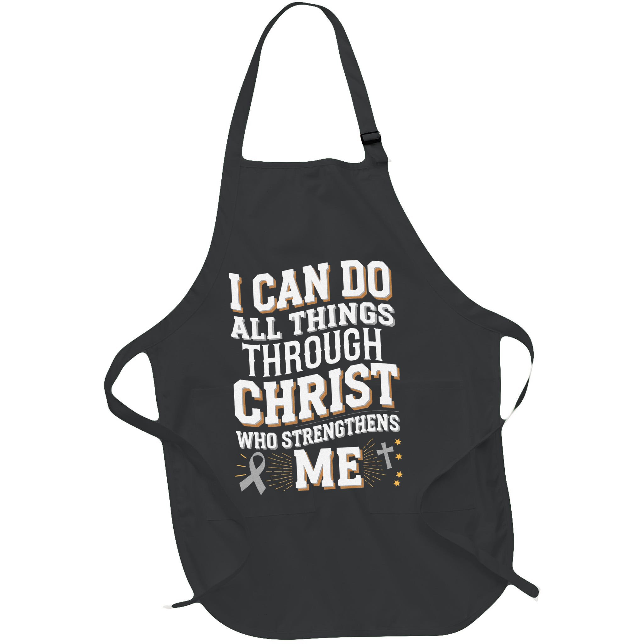 Can Do All Things Through Christ Asthma Awareness Apron