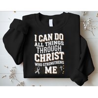 Can Do All Things Through Christ Asthma Awareness Sweatshirt
