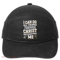 Can Do All Things Through Christ Asthma Awareness 7-Panel Snapback Hat