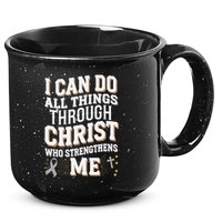 Can Do All Things Through Christ Asthma Awareness 15oz Campfire Ceramic Mug