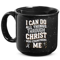 Can Do All Things Through Christ Asthma Awareness 15oz Campfire Ceramic Mug