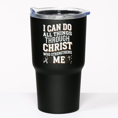 Can Do All Things Through Christ Asthma Awareness Tumbler