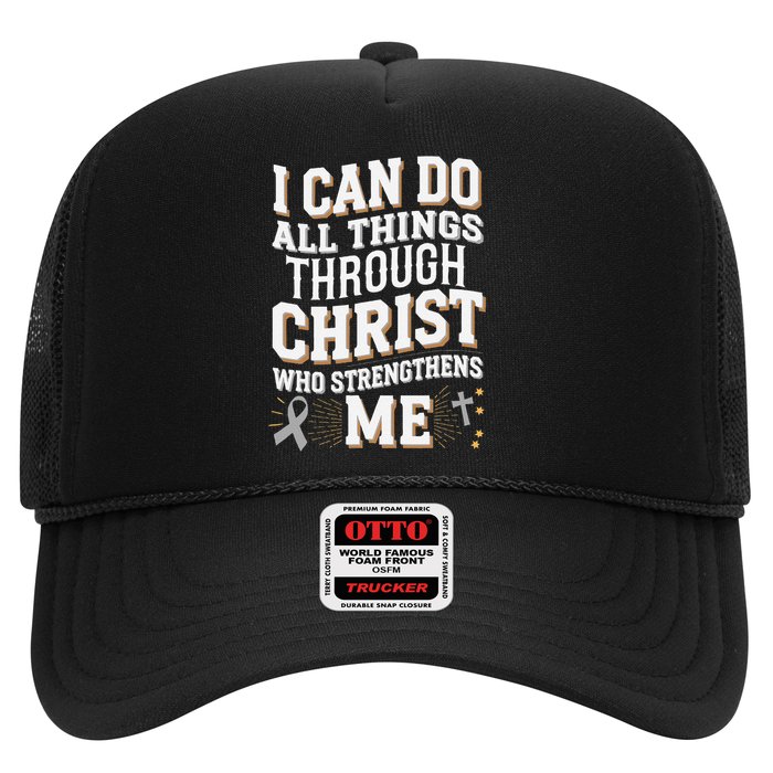 Can Do All Things Through Christ Asthma Awareness Hat
