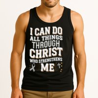 Can Do All Things Through Christ Asthma Awareness Tank Top