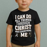 Can Do All Things Through Christ Asthma Awareness Toddler T-Shirt
