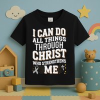 Can Do All Things Through Christ Asthma Awareness Toddler T-Shirt