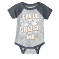 Can Do All Things Through Christ Asthma Awareness Infant Baby Jersey Bodysuit