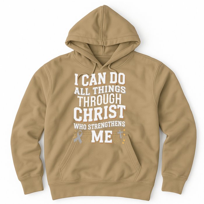 Can Do All Things Through Christ Asthma Awareness Hoodie