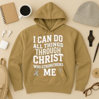 Can Do All Things Through Christ Asthma Awareness Hoodie