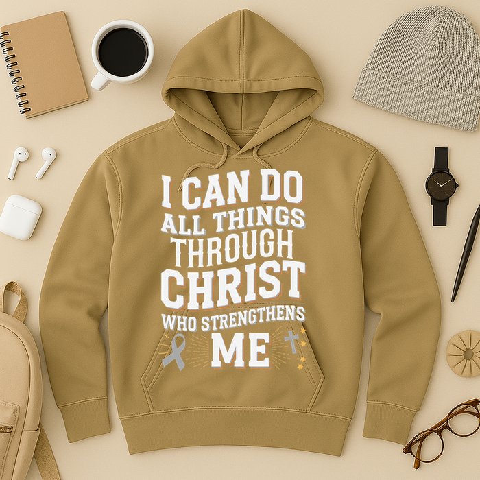 Can Do All Things Through Christ Asthma Awareness Hoodie
