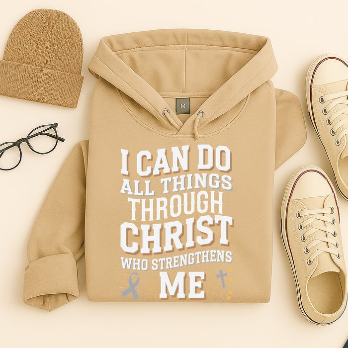 Can Do All Things Through Christ Asthma Awareness Hoodie