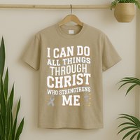 Can Do All Things Through Christ Asthma Awareness T-Shirt