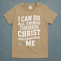 Can Do All Things Through Christ Asthma Awareness T-Shirt