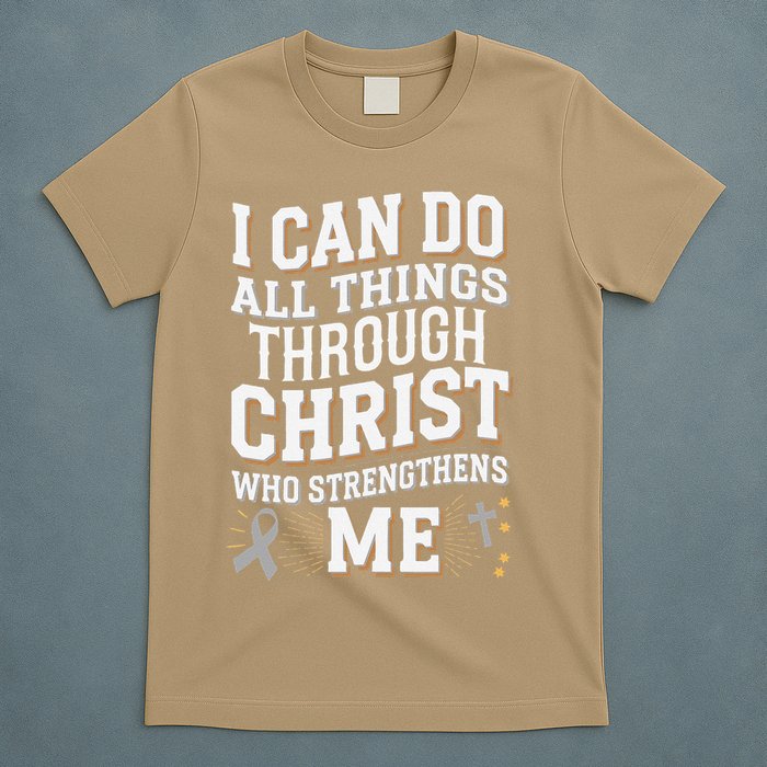 Can Do All Things Through Christ Asthma Awareness T-Shirt