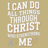 Can Do All Things Through Christ Asthma Awareness T-Shirt