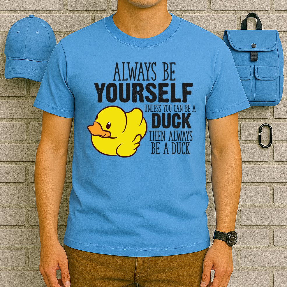 Cute Duck Always Be Yourself Unless You Can Be A Duck Gift T-Shirt