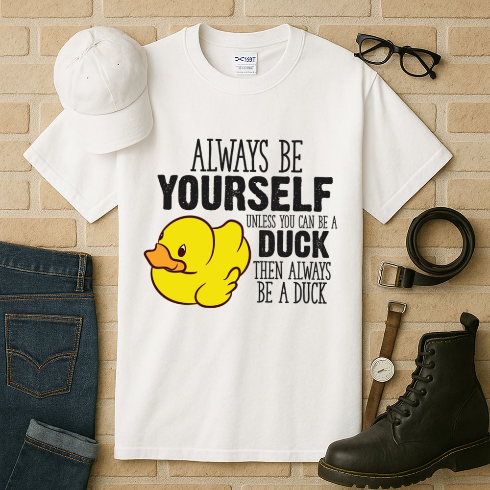 Cute Duck Always Be Yourself Unless You Can Be A Duck Gift Tall T-Shirt
